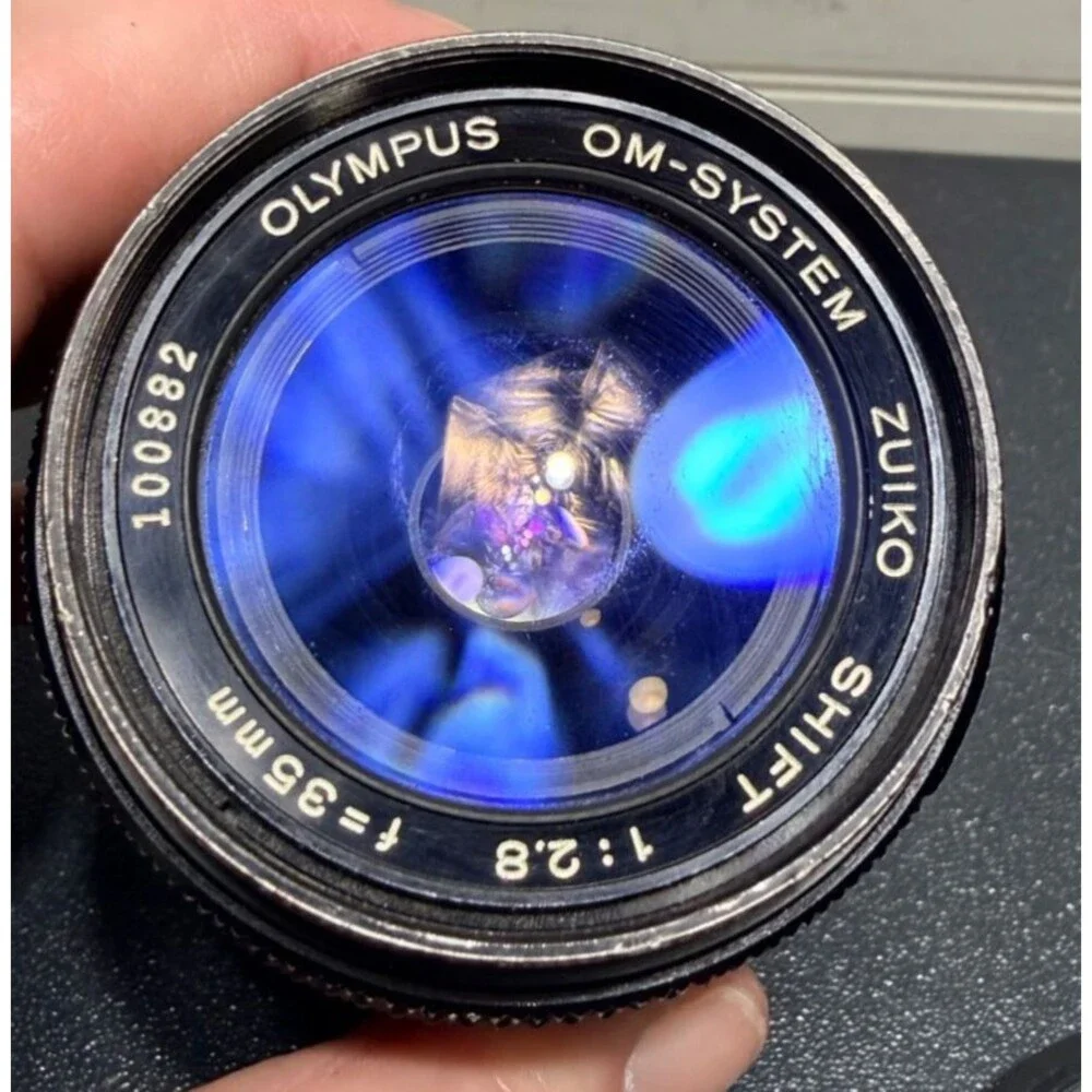 Vtg Olympus OM system 35mm f2.8 Zuiko Shift Lens
